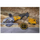 Дискова пила DeWALT 18В XR Li-Ion, безщіткова, диск 115х9.5 мм, 2.5 кг, 2x5Ah, кейс TSTAK (DCS571P2)