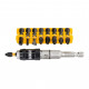 Набір біт DeWALT IMPACT TORSION, ударні, Torx, Philips, Pozidriv, Slotted, PH2, L=25 мм, 10 шт (DT70518T)