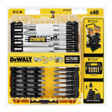 Набір біт DeWALT Phillips,Pozidriv,Torx,Ph3,T10, Ph3, Pz2, 41 шт, кейс (DT70702)