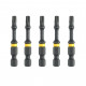 Набір біт DeWALT IMPACT TORSION, ударні, Torx, T15, L=57 мм, 5 шт (DT7394T)