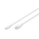 Дата кабель USB 2.0 AM to USB-C 1.0m 60W white Digitus (AK-300340-010-W)