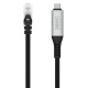 Дата кабель USB-C to RJ45 Ethernet 2.0m CAT6A S/FTP 1Gbps LSZH Digitus (AK-300601-020-S)