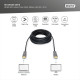 Кабель мультимедійний HDMI M to HDMI M 15m 4K AOC hybrid-fiber black Digitus (AK-330125-150-S)