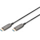 Кабель мультимедійний HDMI M to HDMI M 30m 8K AOC hybrid-fiber black Digitus (AK-330126-300-S)