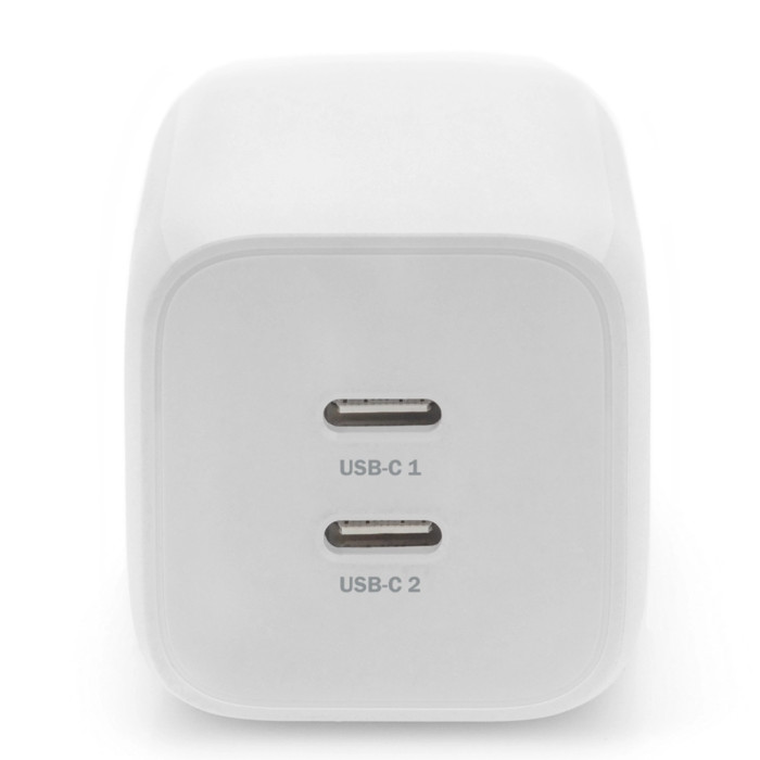 Зарядний пристрій Digitus 2xUSB-C PD65W GaN (DA-10063)