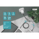 Зарядний пристрій Digitus 2xUSB-C PD65W GaN (DA-10063)