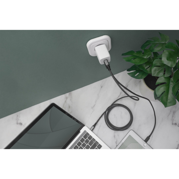 Зарядний пристрій Digitus 2xUSB-C PD65W GaN (DA-10063)