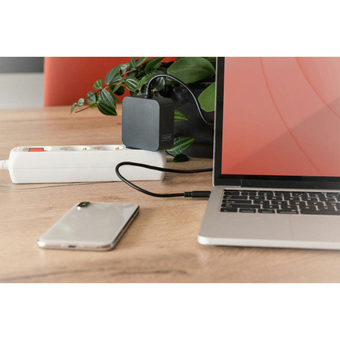 Блок живлення до ноутбуку Digitus 65W USB-C (DA-10071)