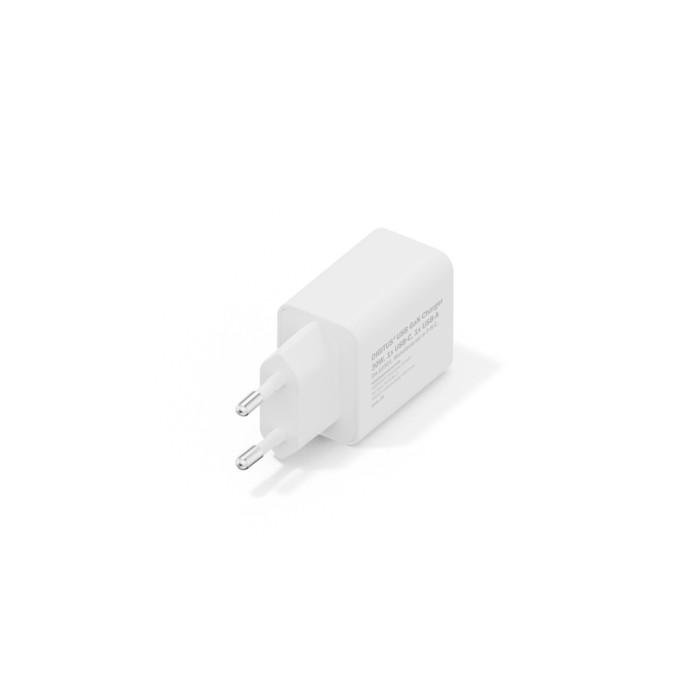Зарядний пристрій Digitus 1xUSB-C + 1xUSB 30W GaN (DA-10301)