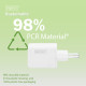 Зарядний пристрій Digitus 1xUSB-C + 1xUSB PD45W GaN white (DA-10302)