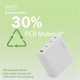 Зарядний пристрій Digitus 3xUSB-C + 1xUSB PD140W GaN white (DA-10305)