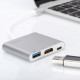 Перехідник Type-C to HDMI/USB 3.0/Type-C Digitus (DA-70838-1)