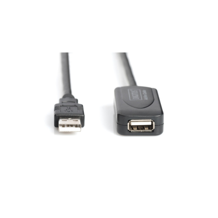 Дата кабель USB 2.0 AM/AF 20.0 m active Digitus (DA-73102)