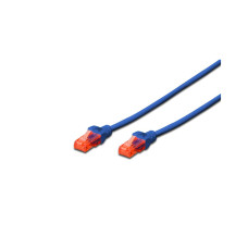 Патч-корд 3м, UTP, cat.6, CCA, AWG 26/7, PVC, blue Digitus (DK-1612-030/B)
