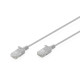 Патч-корд 1м, UTP, cat.6, Sliim, AWG 32/7, Cu, LSZH, grey Digitus (DK-1618-010S)