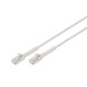 Патч-корд 0.3м, SFTP, cat.6A, AWG 32/7, Cu, TPE-LSZH, гнучкий, grey Digitus (DK-1632-A-003B)