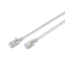 Патч-корд 1.5м, FTP, cat.6A, Sliim, AWG 32/7, Cu, LSZH, grey Digitus (DK-1632-A-015S)