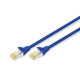 Патч-корд 0.25м, SFTP, cat.6A, AWG 26/7, Cu, LSZH, blue Digitus (DK-1644-A-0025/B)