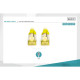 Патч-корд 1м, CAT 6a S-FTP, AWG 26/7, Cu, LSZH, yellow Digitus (DK-1644-A-010/Y)