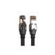 Патч-корд 1м, S/FTP, cat 8.1, AWG 24/7, LSZH, black Digitus (DK-1843-010)