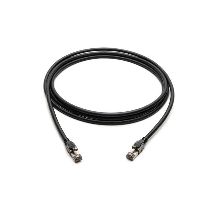 Патч-корд 1м, S/FTP, cat 8.1, AWG 24/7, LSZH, black Digitus (DK-1843-010)