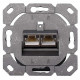 Розетка мережева Digitus 2xRJ45 STP, cat. 6, для наружной проводки (DN-9006-N)