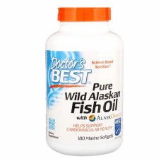 Жирні кислоти Doctor's Best Аляскинский Риб'ячий Жир (Омега-3), Fish Oil with AlaskOmega (DRB-00417)