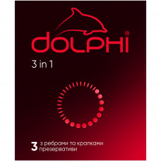 Презервативи Dolphi 3 in 1 3 шт. (4820144770579)