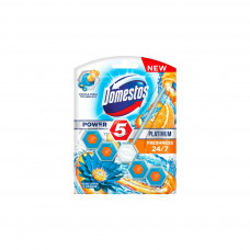 Туалетний блок Domestos Power 5 Лотос та Апельсин 55 г (8717163872321)