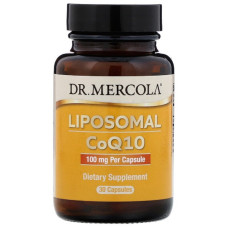 Вітамінно-мінеральний комплекс Dr. Mercola Коензим Q10 ліпосомальний, 100 мг, Liposomal CoQ10, 30 капсул (MCL-01498)