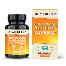 Вітамін Dr. Mercola Вітамін D3 ліпосомальна, 5000 МО, Liposomal Vitamin D3, 90 к (MCL-03200)