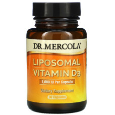 Вітамінно-мінеральний комплекс Dr. Mercola Вітамін D3 ліпосомальний, 1000 МО, Liposomal Vitamin D3, 30 (MCL01732)