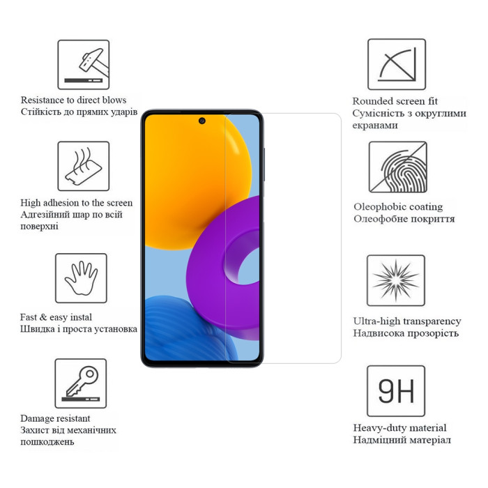 Скло захисне Drobak Samsung Galaxy S24 FE (383803)