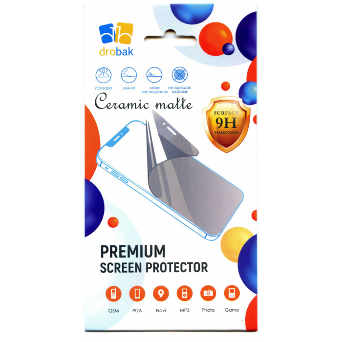 Скло захисне Drobak Matte Ceramics Apple iPhone 14 (535324) (535324)
