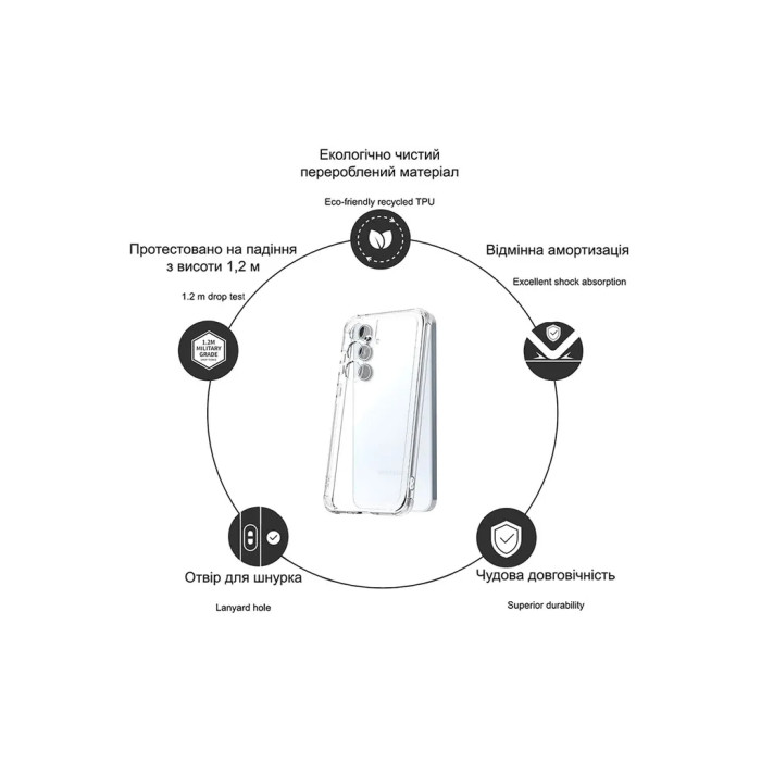 Чохол до мобільного телефона Drobak Samsung Galaxy S25 (858503)