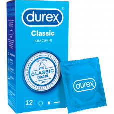 Презервативи Durex Сlassic латексні з силіконовою змазкою (класичні) 12 шт. (5010232954243)