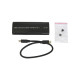 Кишеня зовнішня Dynamode M.2 SSD NVMe/SATA combo USB3.2 GEN2 Type-C aluminium black (DM-CAD-SSD10)
