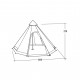 Намет Easy Camp Moonlight Tipi Grey (929575)