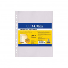 Файл Economix А4+ 30 мкм помаранчевий, 100 штук (E31106-50)