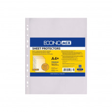 Файл Economix А4+ 40 мкм помаранчевий, 100 штук (E31107-50)