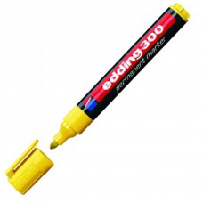 Маркер Edding Permanent e-300 1,5-3 мм, round tip, waterproof, yellow (300/05)