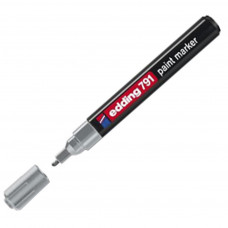 Маркер Edding Paint e-791 1-2 мм, round tip, silver (791/13)