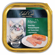 Паштет для котів Edel Cat Menu з кроликом 100 г (4003024174029)