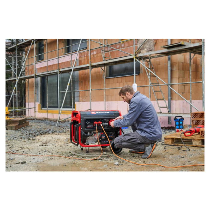 Генератор Einhell TC-PG 8000 3-фазний, 230V/400V, 8.0кkW, електростартер, AVR 25л (4152640)
