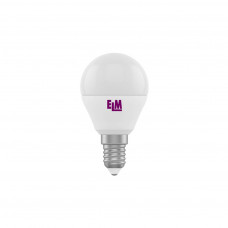 Лампочка ELM D45 6W PA10L E14 3000K (18-0132)