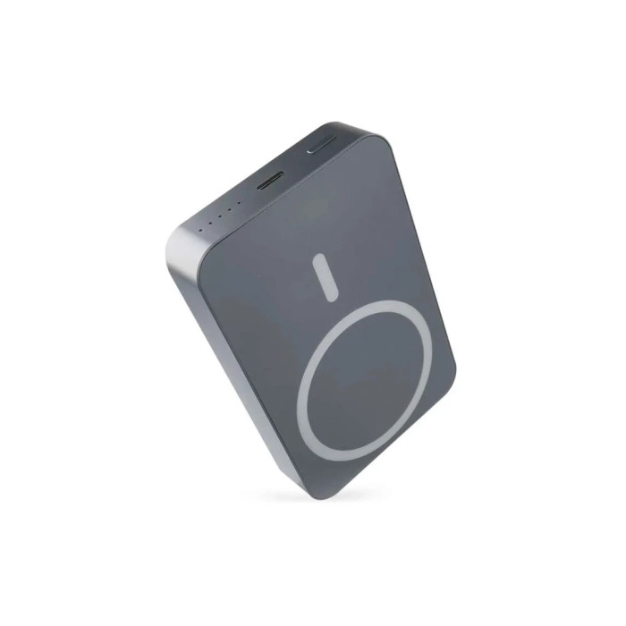 Батарея універсальна EMOS 10000mAh WI1046, 20W, Wireless, grey (B0551GY)