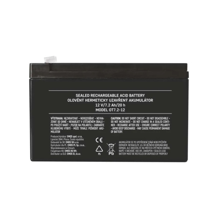 Батарея до ДБЖ EMOS 12V 7.2Ah (B9654)