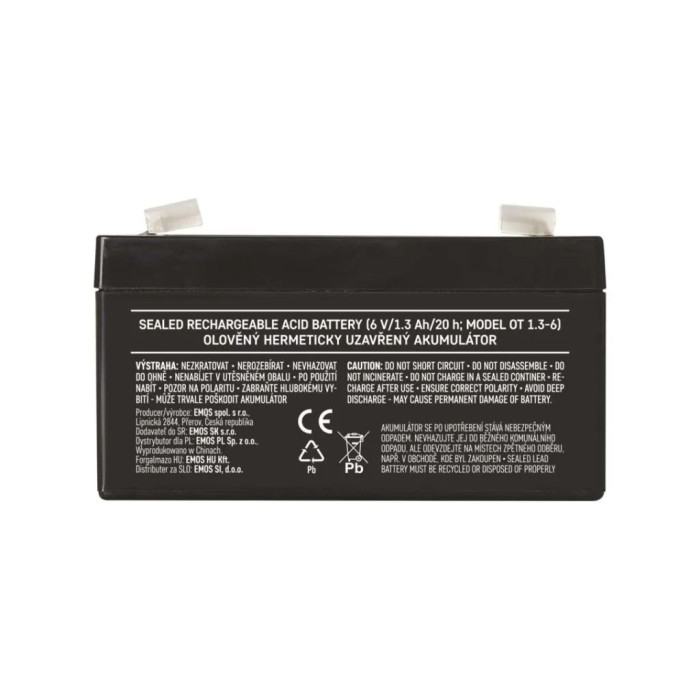 Батарея до ДБЖ EMOS B9675 AGM 12V 9Ah fast 6,3mm (B9675)