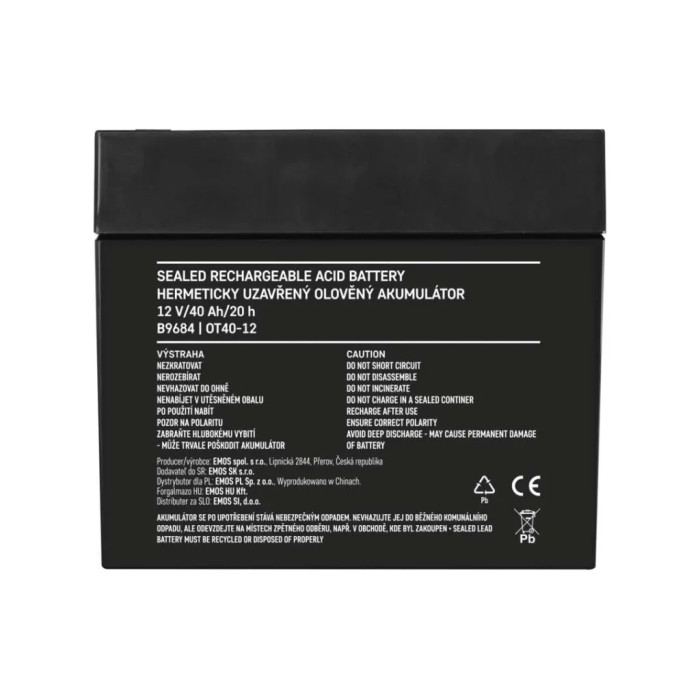 Батарея до ДБЖ EMOS 12V 40Ah (B9684)