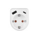 Зарядний пристрій EMOS 1xUSBA + 1xUSBC PD20W (P0075)